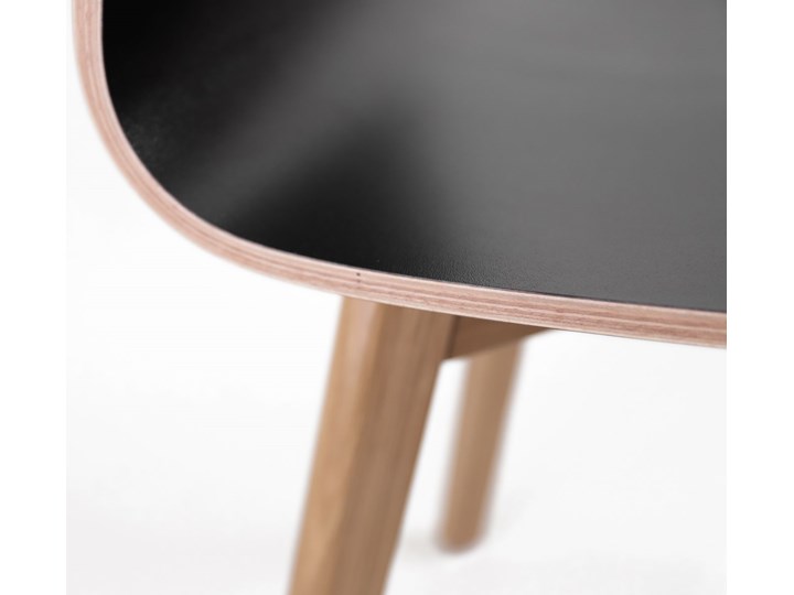 LUKA W krzesło laminowane czarne, dębowa rama Głębokość 41 cm Wysokość 87 cm Drewno Wysokość 48 cm Płyta MDF Szerokość 40 cm Kolor Czarny Głębokość 40 cm Pomieszczenie Jadalnia