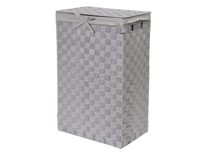 Szary kosz na pranie z pokrywką Compactor Laundry Basket Linen, wys. 60 cm Kategoria