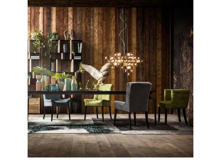 Lampa wisząca Stone Mobile 100x61 cm złota