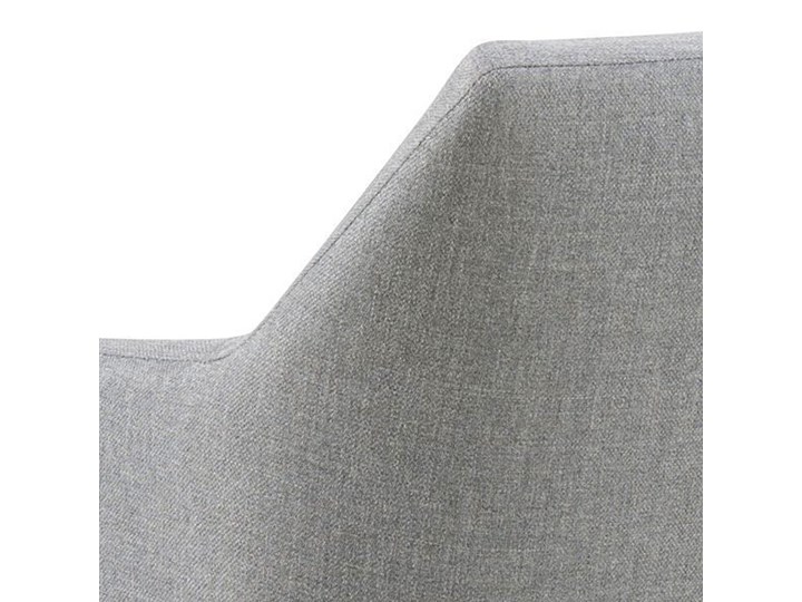 Szara tapicerowana ławka do przedpokoju - Selgra Styl Skandynawski