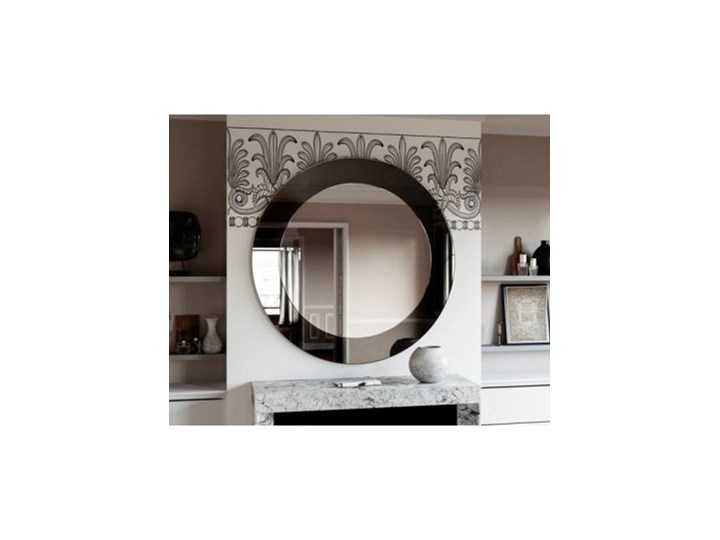 Lustro grafitowe-srebrne ROTAM lustro w lustrze, Lustro w lustrze: Fi 60+Fi40