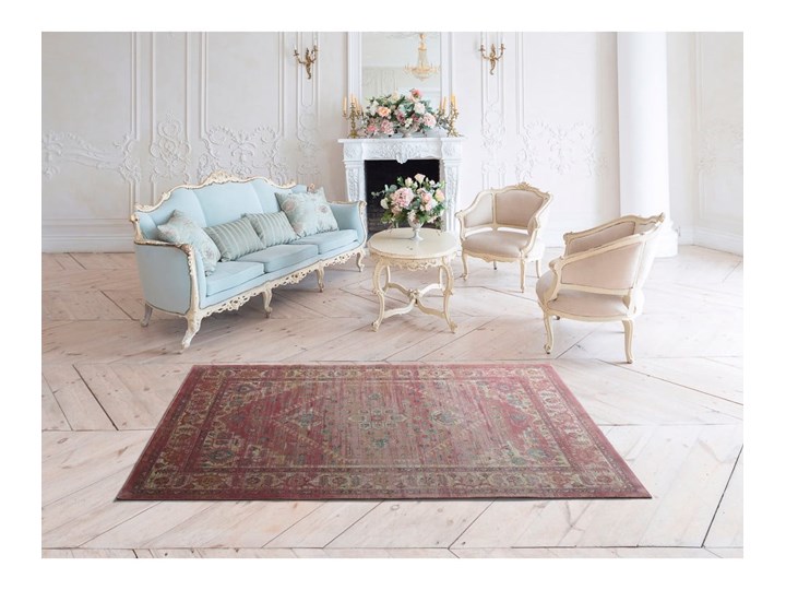 Czerwony dywan z wiskozy Universal Vintage Retro, 120x170 cm Dywany Prostokątny Wełna Chodniki Wiskoza Bawełna Kolor Brązowy