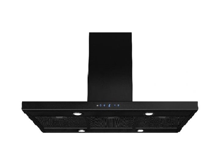 Okap wyspowy Sento Island Black Matt 60 cm Kolor Czarny Sterowanie Elektroniczne