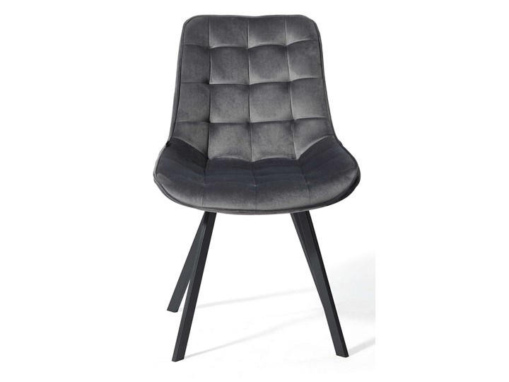 Krzesło szare DC-6030 welur #21 czarne nogi Metal Tkanina Szerokość 53 cm Pomieszczenie Jadalnia Wysokość 85 cm Głębokość 56 cm Kolor Szary