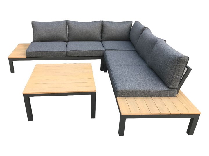 Narożnik aluminiowy MASSIMO Aluminium Kolor Czarny Kategoria Sofy ogrodowe
