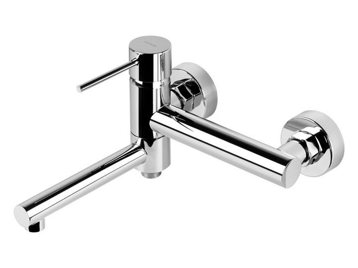 Bateria wannowo prysznicowa Corsan CMB7541CH Lugo Bateria ścienna Bateria wannowa Bateria prysznicowa Kolor Srebrny
