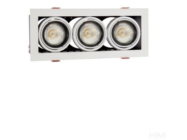 MODERN DAY MINI GU10 x3 white frame