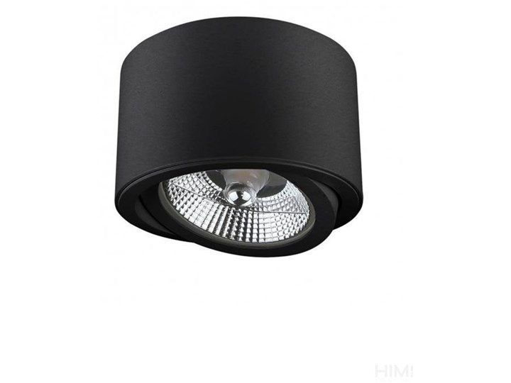 CHLOE AR111 GU10 IP20 okrągła czarna, ruchoma