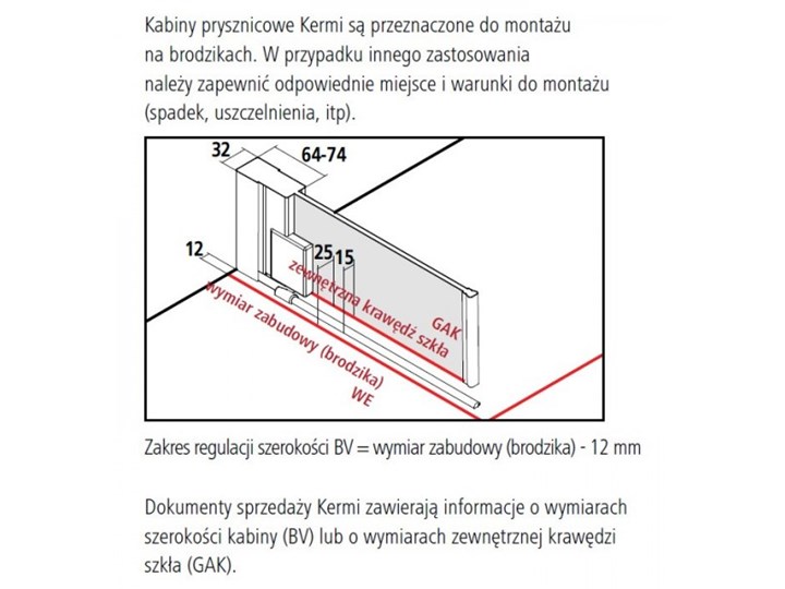 Kermi Raya kabina prysznicowa kwadratowa 80 cm prawa RA1KR08020VPK+RATOL08020VPK Przyścienna Rodzaj drzwi Uchylne Kategoria Kabiny prysznicowe