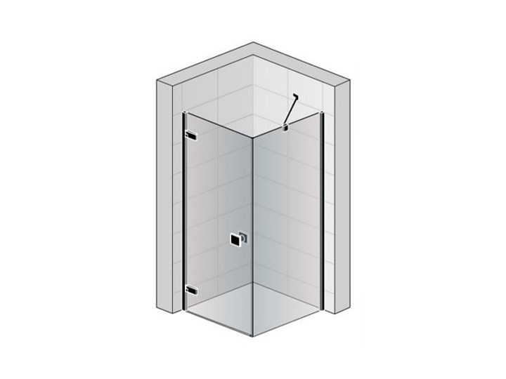 Sanswiss Annea kabina prysznicowa prostokątna 90x75 cm lewa AN1CG09005007+ANT07505007 Przyścienna Narożna Szerokość 90 cm Rodzaj drzwi Uchylne Wysokość 200 cm Kolor Przezroczysty
