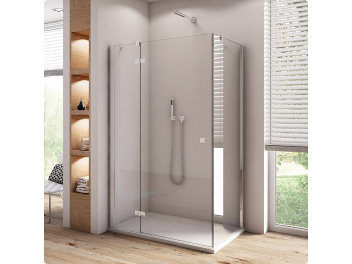 Sanswiss Annea kabina prysznicowa kwadratowa 75 cm lewa AN13G07505007+ANT07505007 Szerokość 70 cm Wysokość 200 cm Narożna Przyścienna Rodzaj drzwi Uchylne