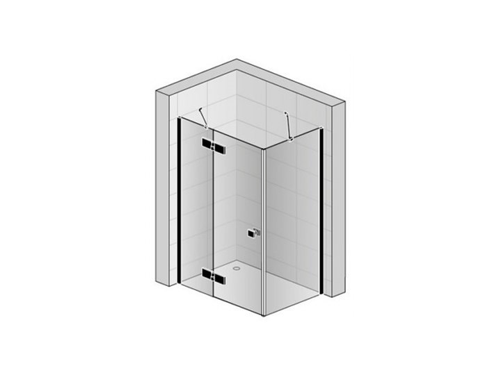 Sanswiss Annea kabina prysznicowa kwadratowa 75 cm lewa AN13G07505007+ANT07505007 Wysokość 200 cm Przyścienna Szerokość 70 cm Narożna Rodzaj drzwi Uchylne Kategoria Kabiny prysznicowe