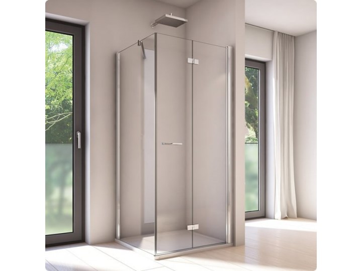 Sanswiss Solino kabina prysznicowa kwadratowa 80 cm prawa SOLF1D0805007+SOLT108005007 Przyścienna Narożna Prostokątna Kategoria Kabiny prysznicowe Rodzaj drzwi Uchylne