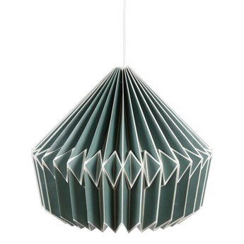 Lampa Origami zielona