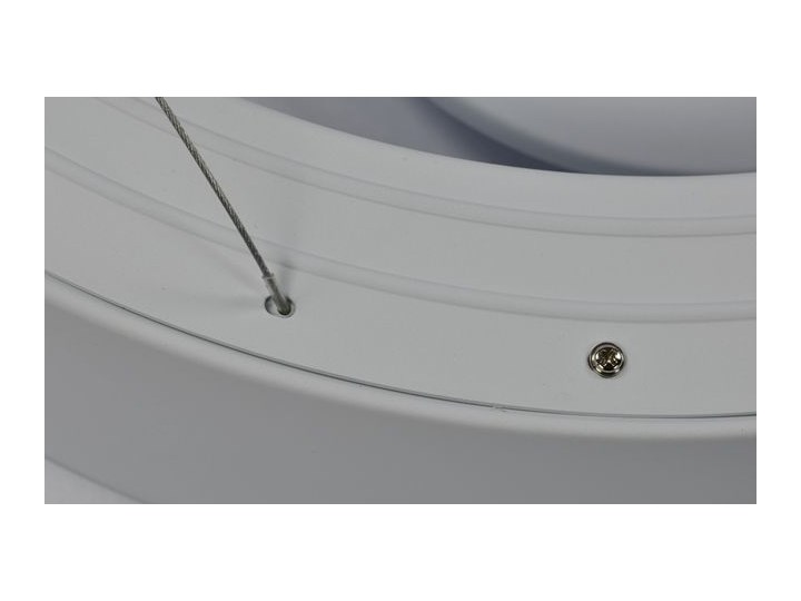 MCODO :: Ultranowoczesna lampa led Orbit rp2 barwa ciepła 3000K Kategoria Lampy wiszące Tworzywo sztuczne Metal Lampa inspirowana Kolor Biały