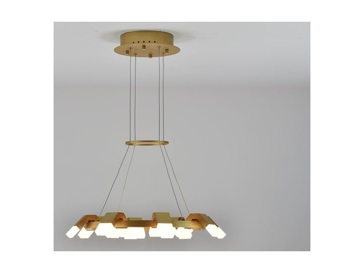 MCODO :: Oryginalny żyrandol led Amira o mocy 60W z ciepłą barwą 3000K Kategoria Lampy wiszące Tworzywo sztuczne Lampa inspirowana Pomieszczenie Sypialnia