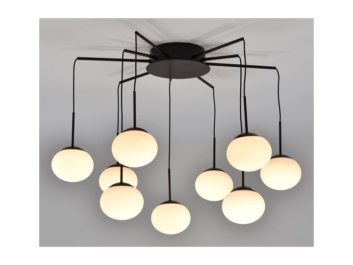 MCODO :: Klimatyczna lampa ADELE o mocy 40W z ciepłą barwą 3000K Nowość Lampa z kloszem Styl Nowoczesny Szkło Lampa LED Kategoria Lampy wiszące