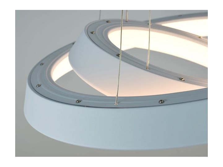 MCODO :: Ultranowoczesna lampa led Orbit rp2 barwa ciepła 3000K Tworzywo sztuczne Lampa inspirowana Metal Kategoria Lampy wiszące