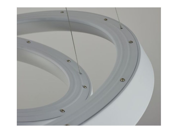 MCODO :: Ultranowoczesna lampa led Orbit rp2 barwa ciepła 3000K Styl Nowoczesny Tworzywo sztuczne Lampa inspirowana Metal Kolor Biały
