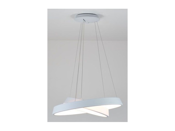 MCODO :: Ultranowoczesna lampa led Orbit rp2 barwa ciepła 3000K Lampa inspirowana Metal Tworzywo sztuczne Kolor Biały