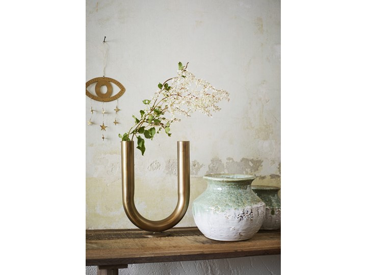 KONSOLA DREWNIANA MADAM STOLTZ 105x25x70 cm Głębokość 25 cm Szerokość 105 cm Drewno Wysokość 105 cm Z samym blatem Kategoria Konsole