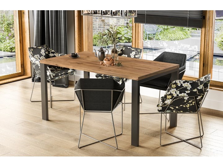 Stół Garant 170 z blatem 80x80 rozkładany do 170 cm Długość 80 cm Pomieszczenie Stoły do jadalni Szerokość 80 cm Rozkładanie