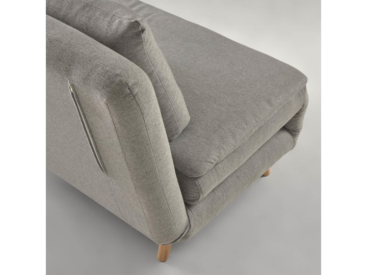 Sofa rozkładana Khina 104 cm jasnoszara Amerykanka Funkcje Z funkcją spania