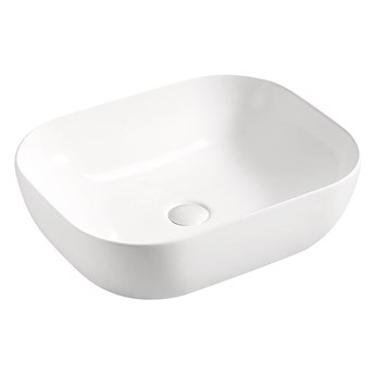 Biała umywalka nablatowa ceramiczna - Pavona 2X