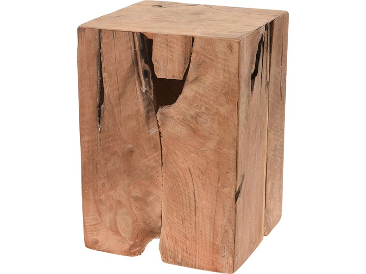 Drewniany taboret Hulu - naturalny Drewno Pomieszczenie Kuchnia
