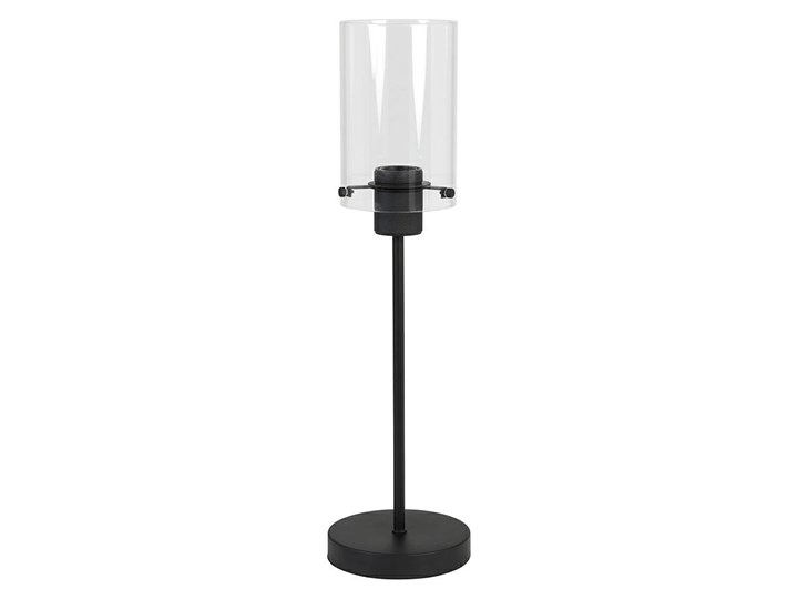 Szklana lampa stołowa Villo - czarna