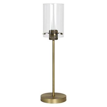 Szklana lampa stołowa Villo - złota