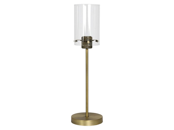 Szklana lampa stołowa Villo - złota
