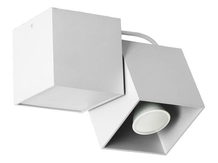 Regulowana lampa sufitowa E547-Krafi - biały Oprawa stropowa Kwadratowe Kategoria Oprawy oświetleniowe