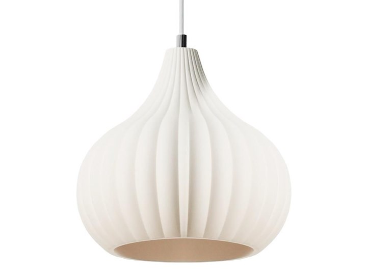 Ceramiczna lampa wisząca E586-Oscam Ceramika Kolor Biały Lampa z kloszem Kategoria Lampy wiszące