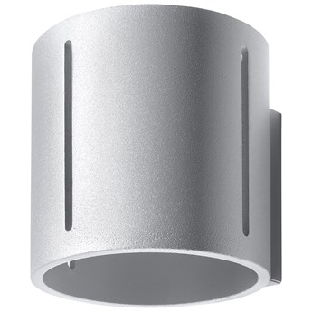 Okrągły kinkiet tuba E740-Iner - szary