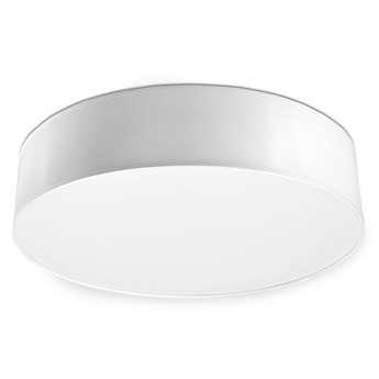 Okrągły minimalistyczny plafon E779-Arens - biały