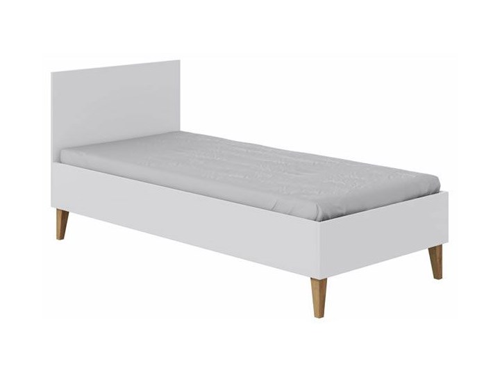 Skandynawskie łóżko dziecięce Maurycy 4X 80x180 - białe Kolor Biały Rozmiar materaca 90x200 cm