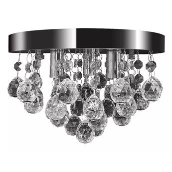 Lampa sufitowa glamour z kryształkami - E972-Silvos