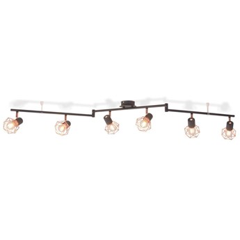 Łamana lampa sufitowa w industrialnym stylu - EX31-Serta