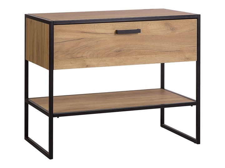 Szafka łazienkowa pod umywalkę dąb craft - Havana 3X 90 cm Szafki Wysokość 75 cm Stojące Drewno Kolor Beżowy