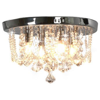 Okrągła lampa sufitowa z kryształkami - EX165-Nevra
