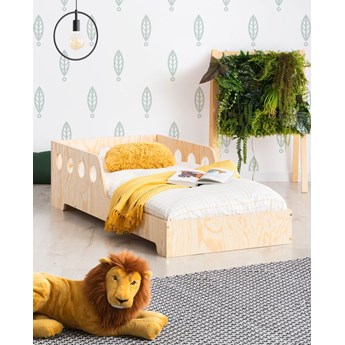 Drewniane dziecięce łóżko w stylu skandynawskim 16 rozmiarów - Filo 8X