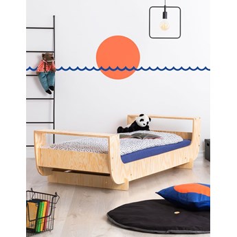 Drewniane łóżko dziecięce ze stelażem - Mailo 10X