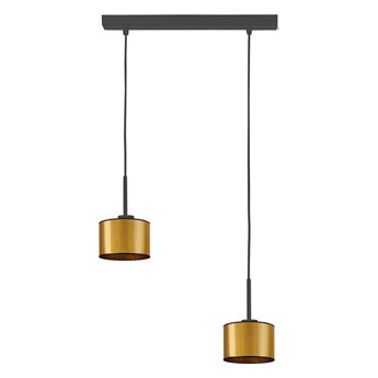 Złota podwójna lampa wisząca nad stół - EX434-Montanox