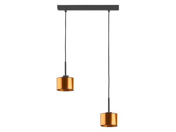 Miedziana podwójna lampa wisząca regulowana - EX434-Montanox Metal Kolor Złoty