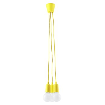 Żółta industrialna lampa wisząca zwisy - EX542-Diegi