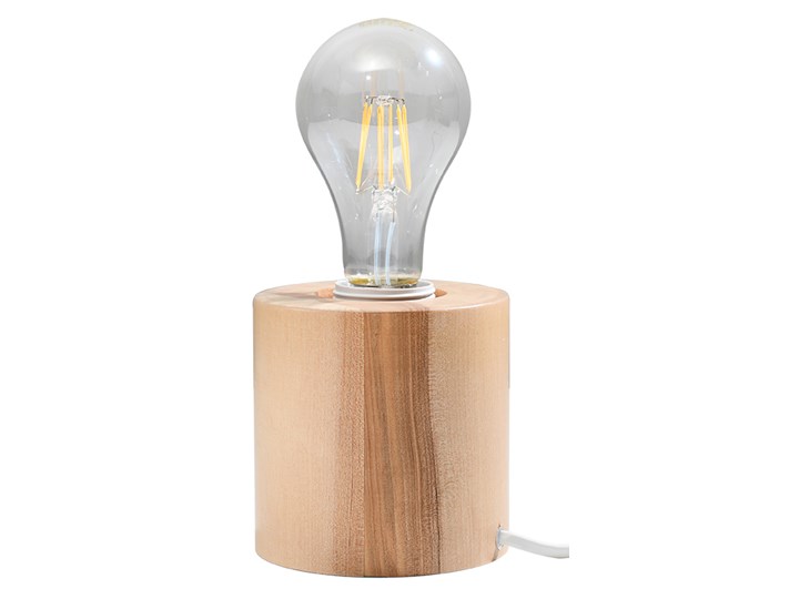 Skandynawska lampka biurkowa z drewna - EX585-Salgadi Wysokość 10 cm Lampa dekoracyjna Kategoria Lampy stołowe Styl Industrialny