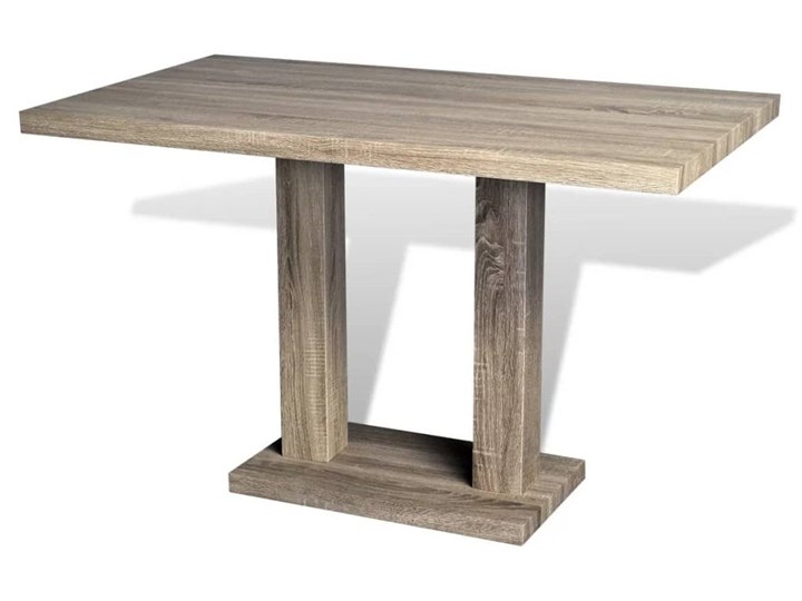Dębowy stół z płyty meblowej – Casel Szerokość 70 cm Wysokość 75 cm Długość 70 cm Rozkładanie Długość 120 cm Drewno Kategoria Stoły kuchenne