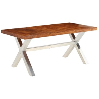 Brązowy stół z litego drewna – Midian