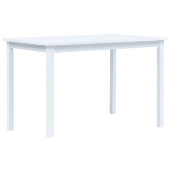 Biały stół z drewna kauczukowego – Razel